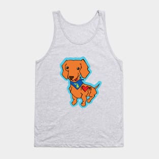 I Love MI Dog - Michigan Love Puppy Tank Top